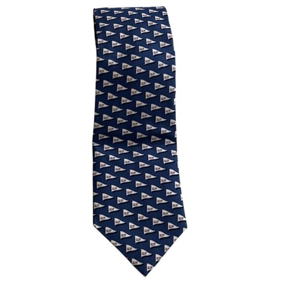 Vineyard Vines Men's Tied To A Cause Sea Splash Whale Logo Silk Tie New - Picture 8 of 8